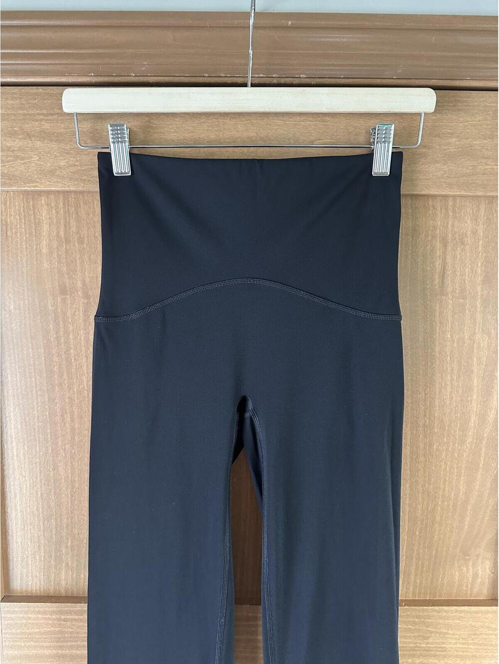 SPANX SPANXshape Booty Boost Flare Pants Yoga Leggings Black Women Small 50243R - Picture 3 of 15